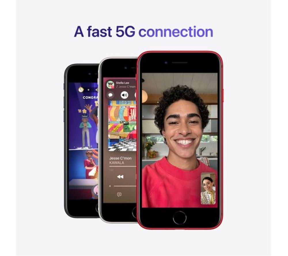 APPLE APPLE iPhone SE3 (2022) - 64 GB, Starlight (Good Condition) image number 5 of 6