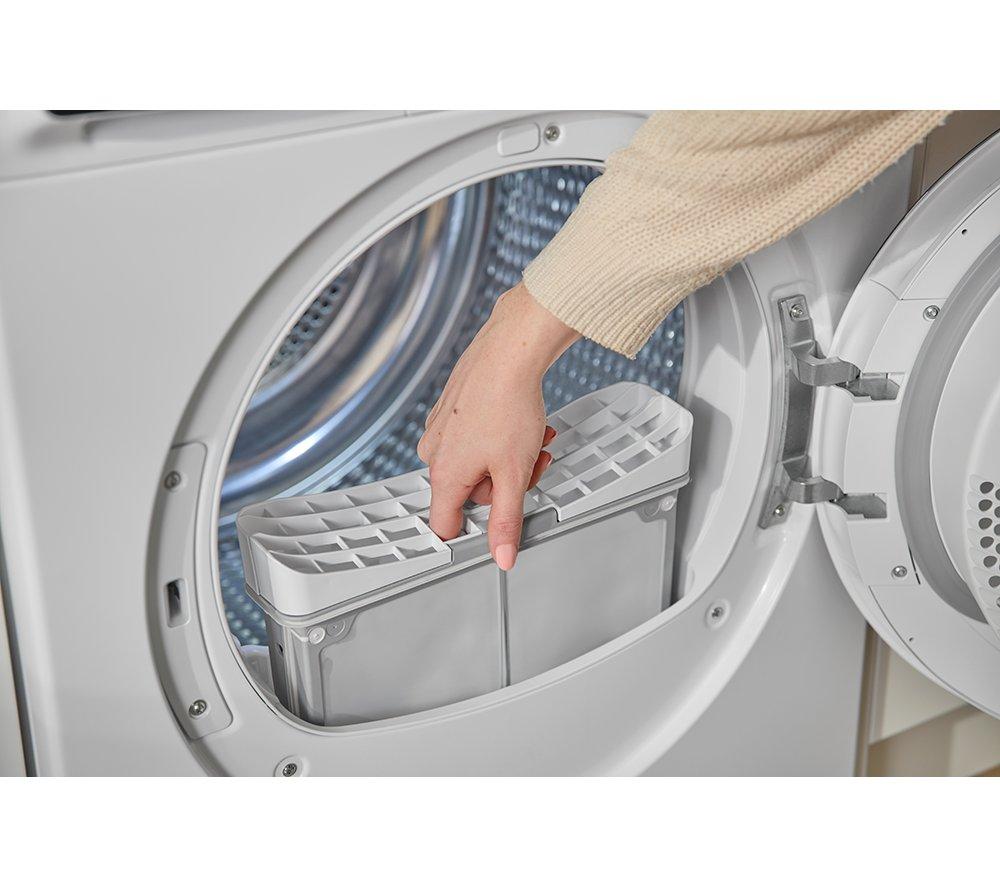 BOSCH Series 8 WRB247C9GB WiFi-enabled 9 kg Heat Pump Tumble Dryer - White image number 16 of 21