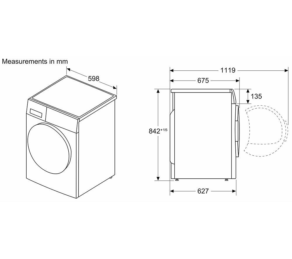 BOSCH Series 8 WRB247C9GB WiFi-enabled 9 kg Heat Pump Tumble Dryer - White image number 19 of 21