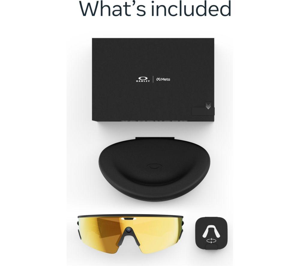OAKLEY META Vanguard Glasses - Black with Prizm 24K Lenses image number 8 of 8