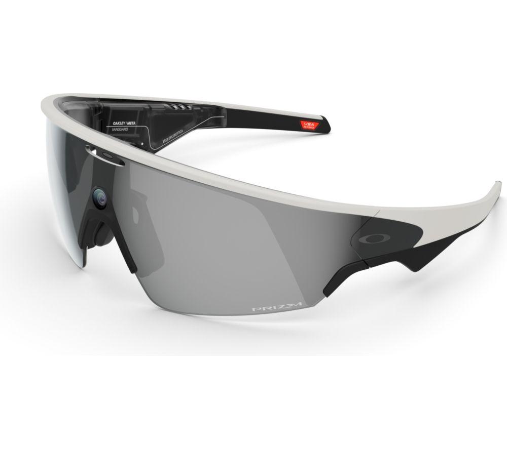 OAKLEY META Vanguard Glasses - White with Prizm Black Lenses image number 2 of 8