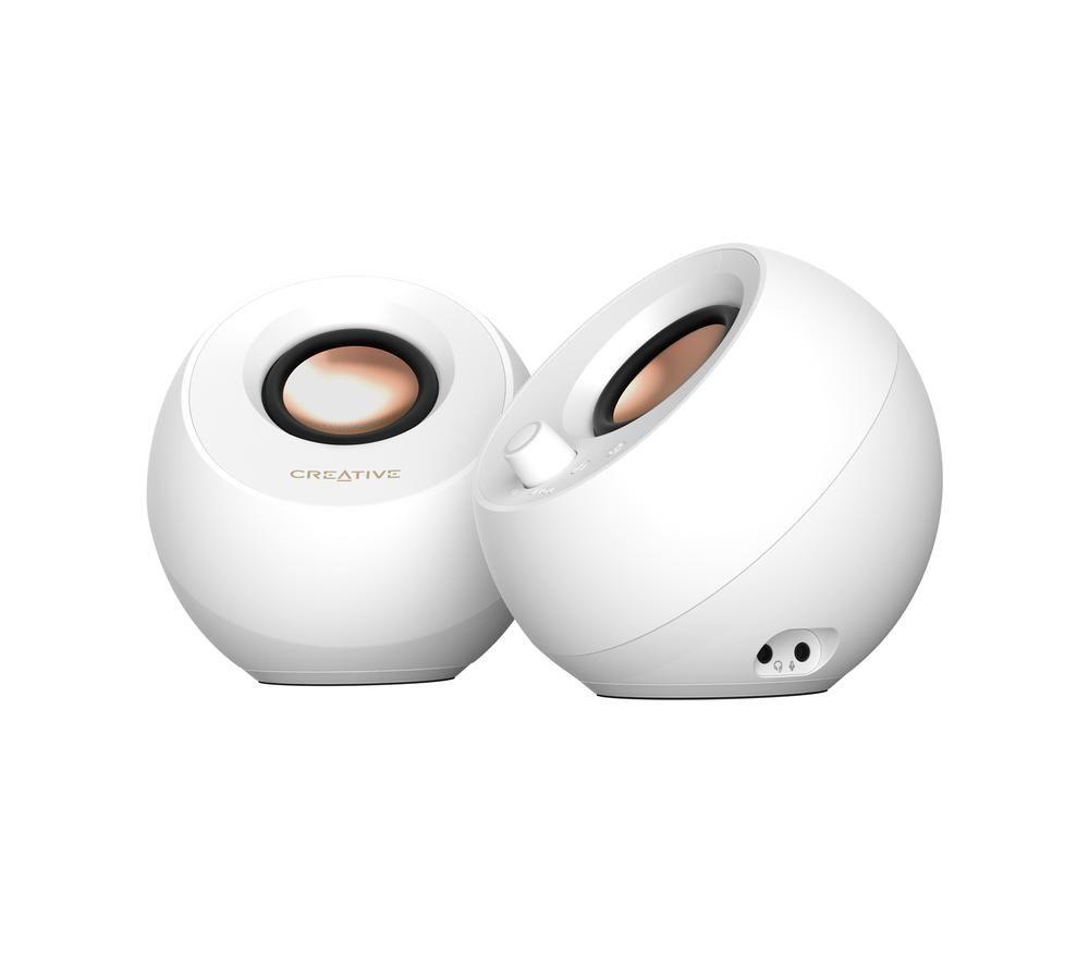 CREATIVE Pebble Pro PC Speakers - White image number 3 of 4