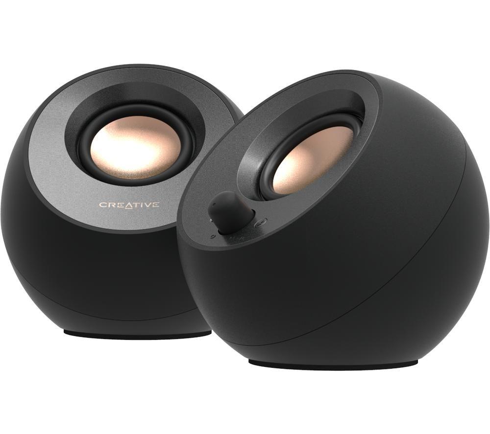 CREATIVE Pebble V3 Bluetooth PC Speakers - Black image number 6 of 8