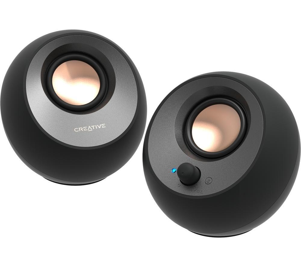 CREATIVE Pebble V3 Bluetooth PC Speakers - Black image number 7 of 8
