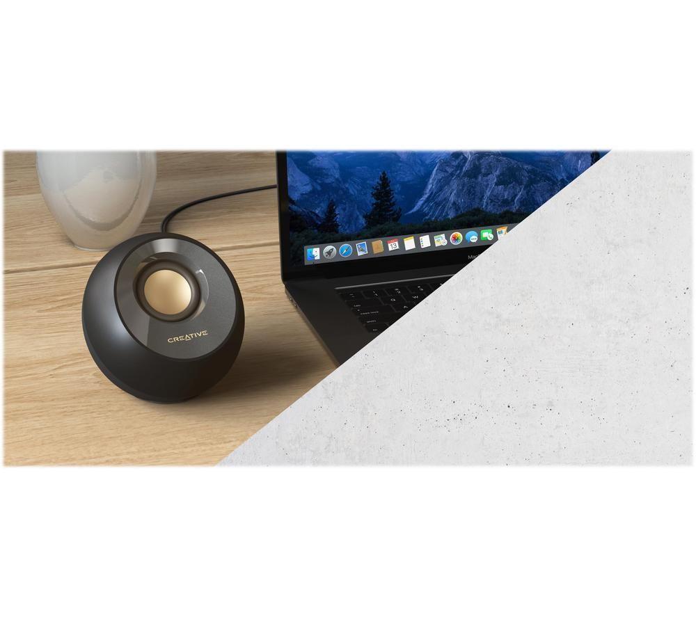CREATIVE Pebble V2 PC Speakers - Black image number 7 of 9