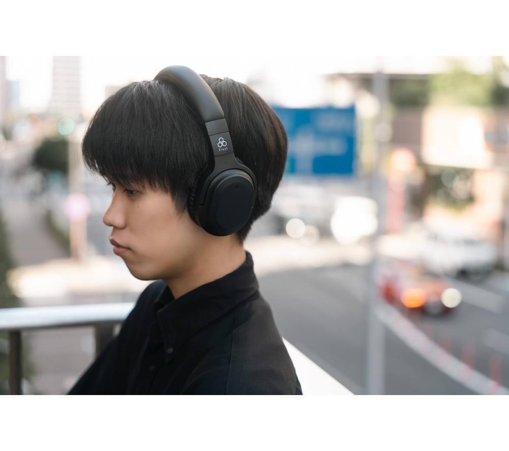 FINAL AUDIO UX3000 SV Wireless Bluetooth Noise-Cancelling Headphones - Black image number 6 of 16