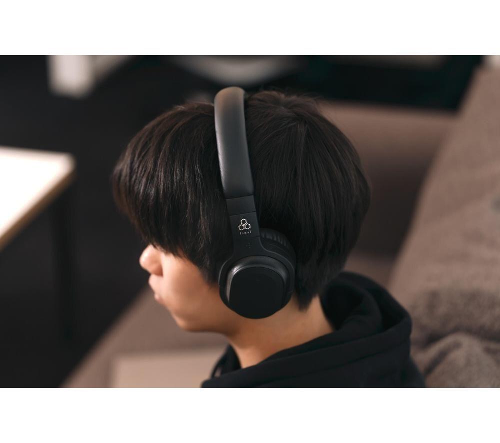FINAL AUDIO UX3000 SV Wireless Bluetooth Noise-Cancelling Headphones - Black image number 7 of 16