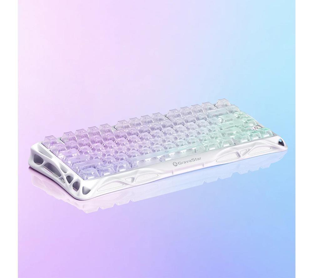 GRAVASTAR Mercury K1 Lite Wireless Mechanical Gaming Keyboard - Crystal Aurora image number 4 of 7