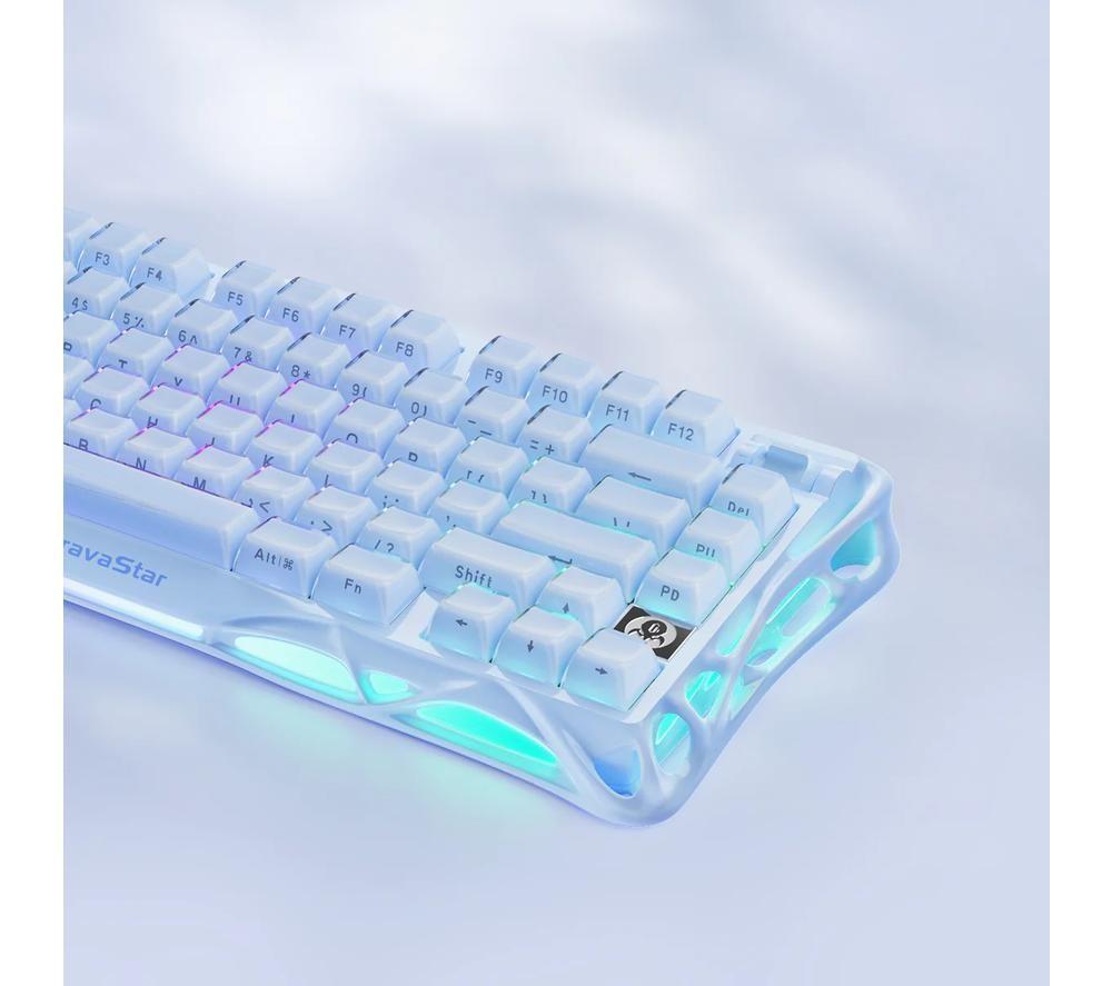 GRAVASTAR Mercury K1 Wireless Mechanical Gaming Keyboard - Ice Blue image number 4 of 9