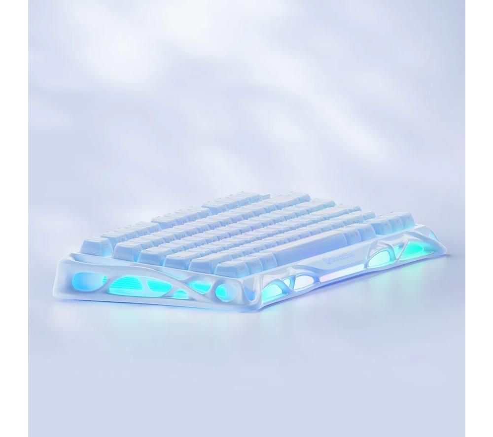 GRAVASTAR Mercury K1 Wireless Mechanical Gaming Keyboard - Ice Blue image number 8 of 9