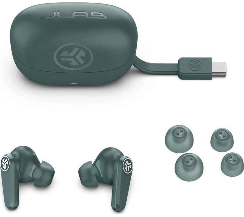 JLAB Go Pods ANC Wireless Bluetooth Noise-Cancelling Earbuds - Sage image number 2 of 9