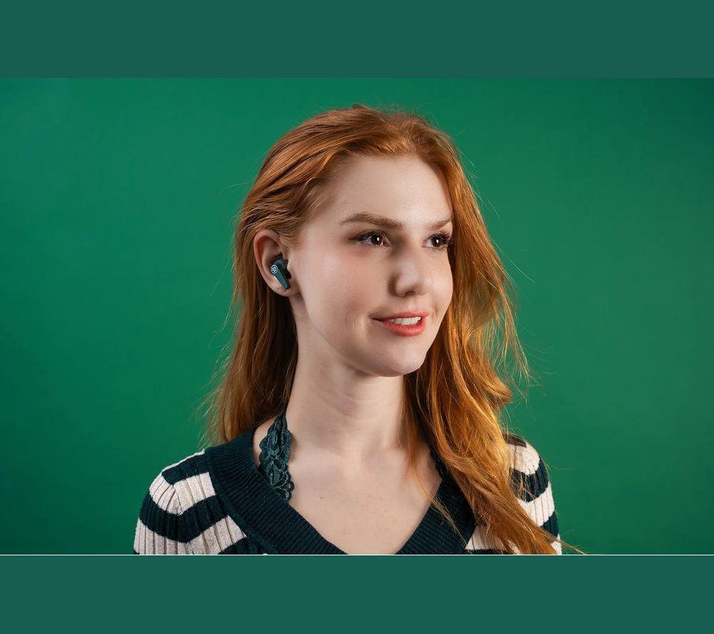 JLAB Go Pods ANC Wireless Bluetooth Noise-Cancelling Earbuds - Sage image number 7 of 9
