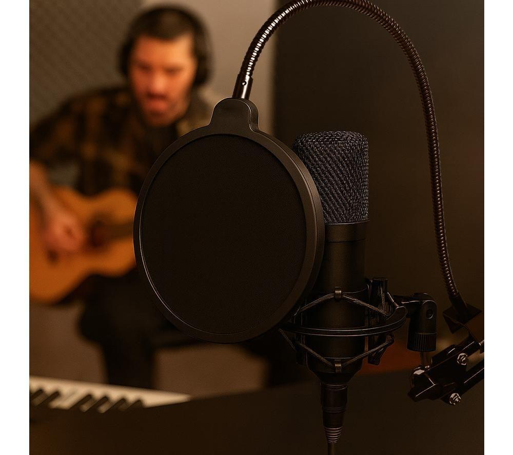 PROSOUND 018PAM XLR Microphone & Boom Arm - Black image number 4 of 4