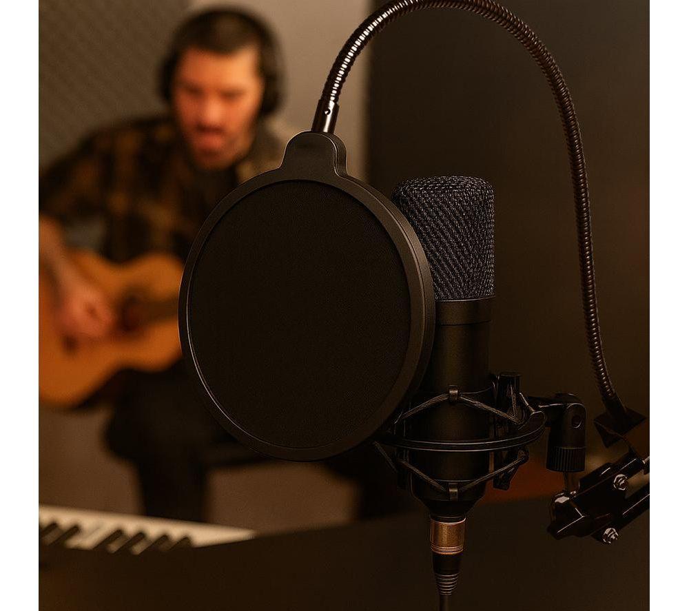 PROSOUND 908PAM XLR Microphone & Boom Arm - Black image number 5 of 5