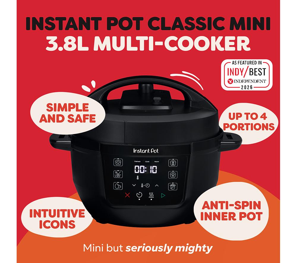 INSTANT POT Classic Mini Multicooker - Black Pepper image number 2 of 7