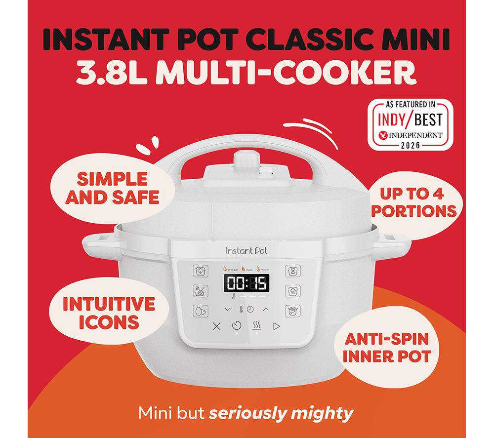 INSTANT POT Classic Mini Multicooker - Sea Salt White image number 2 of 8