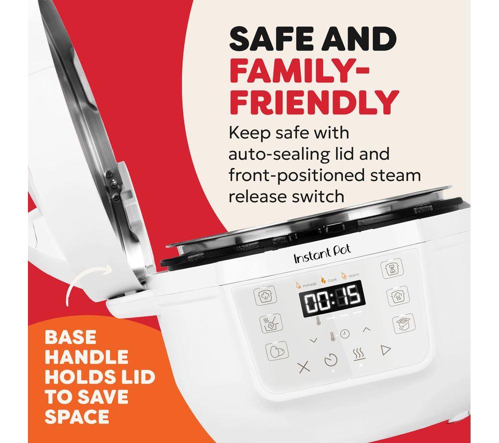 INSTANT POT Classic Mini Multicooker - Sea Salt White image number 4 of 8