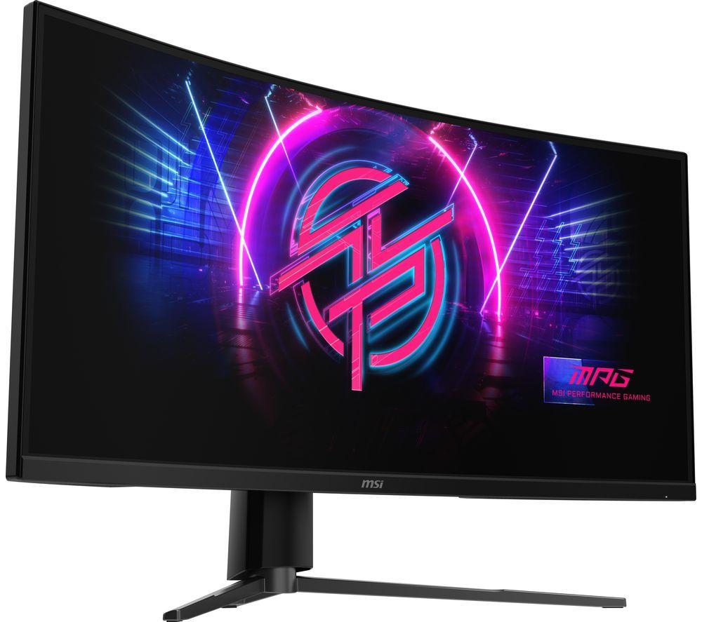 MSI MPG 346CQRF X24 Wide Quad HD 34&rdquo; Curved Rapid VA Gaming Monitor - Black image number 2 of 8
