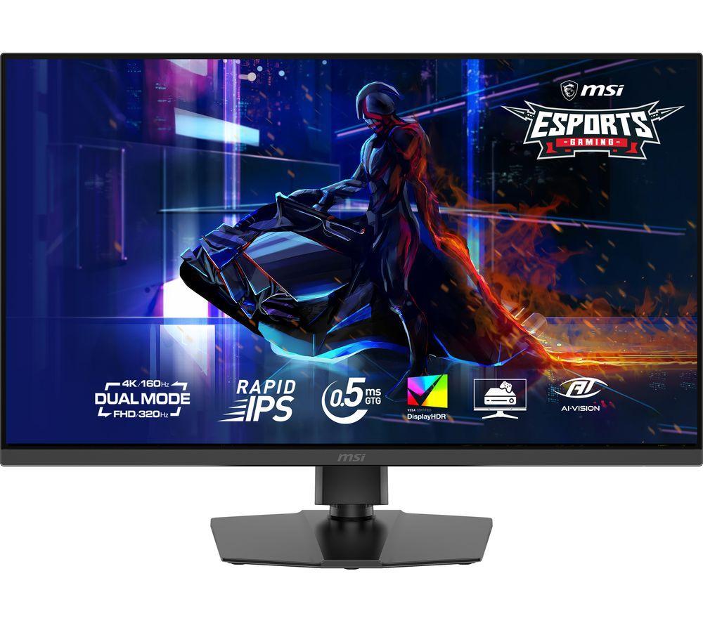 MSI MAG 322URDF E16 4K Ultra HD 32" Rapid IPS Dual-Mode Gaming Monitor - Black image number 7 of 7