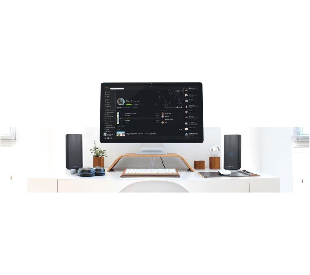 CREATIVE T100 Bluetooth PC Speakers - Black image number 2 of 8