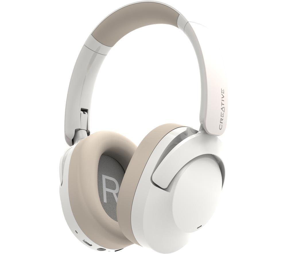 Creative Zen Hybrid 2 Wireless Bluetooth Noise-Cancelling Headphones - Cream, Cream