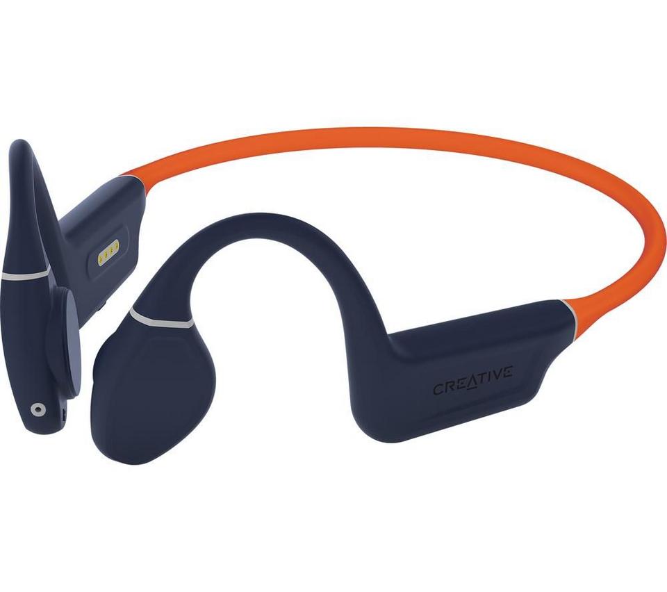 CREATIVE Outlier Free Pro+ Wireless Bluetooth Headphones - Blue & Orange