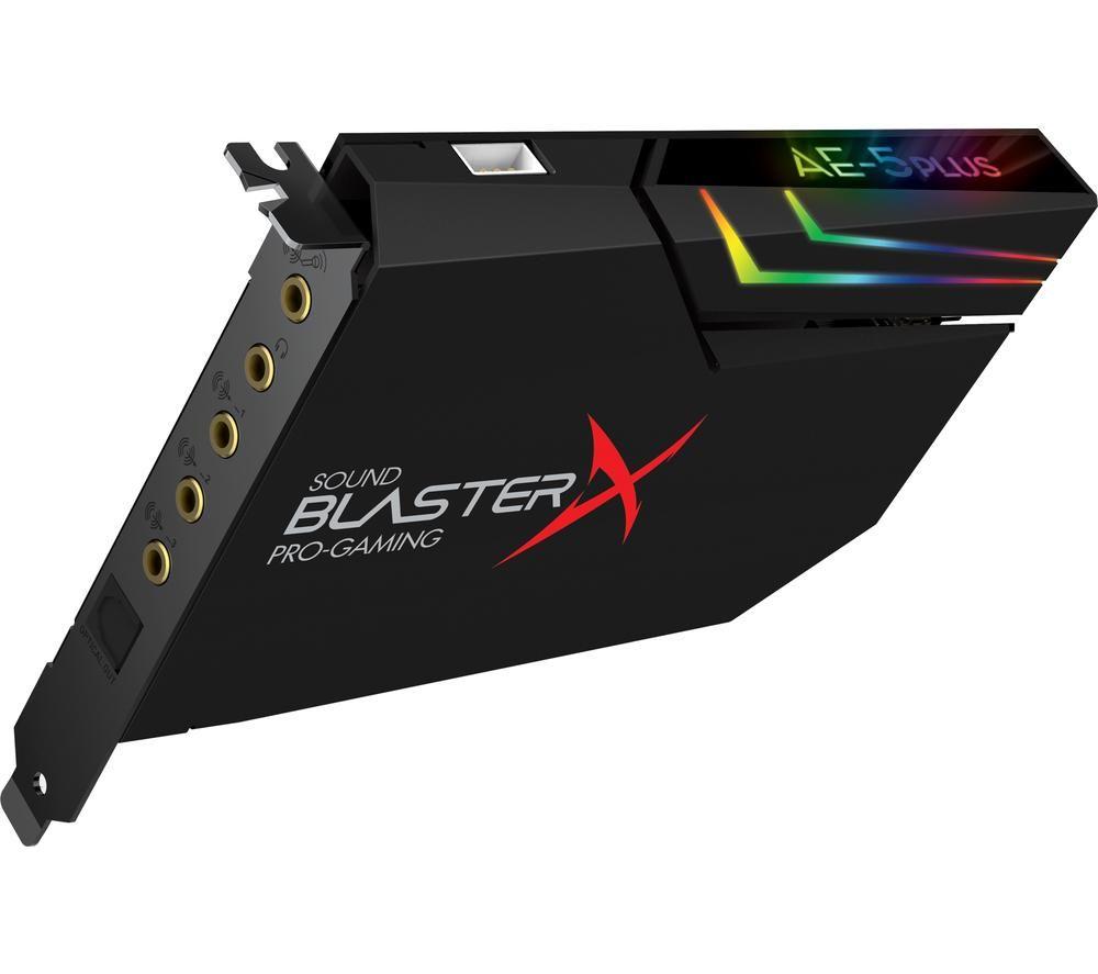 CREATIVE Sound BlasterX AE-5 Plus 5.1 Channel PCIe Sound Card image number 2 of 7
