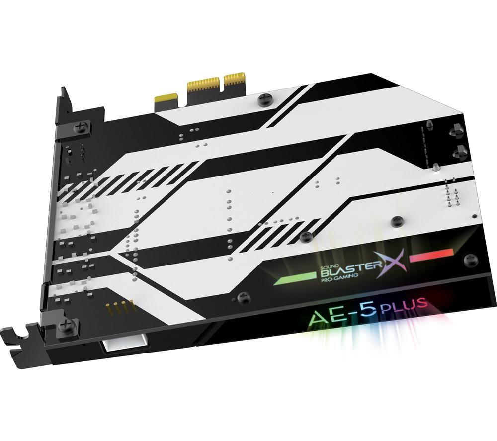CREATIVE Sound BlasterX AE-5 Plus 5.1 Channel PCIe Sound Card image number 7 of 7