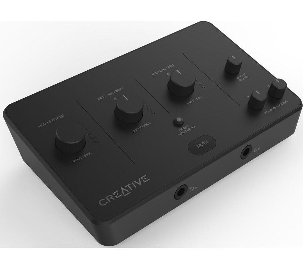 CREATIVE Live! Audio A3 Audio Interface - Black image number 2 of 6