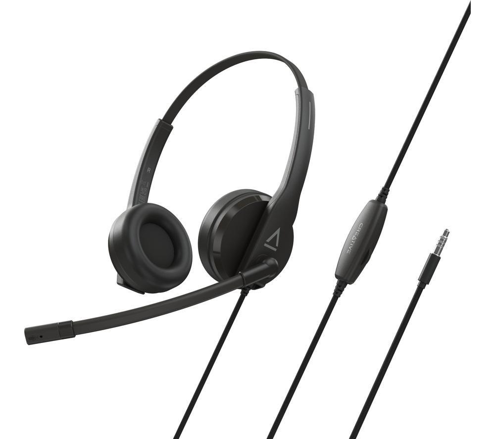 CREATIVE HS-230 Wired Noise‑Cancelling Microphone Headset &ndash; Black image number 5 of 6