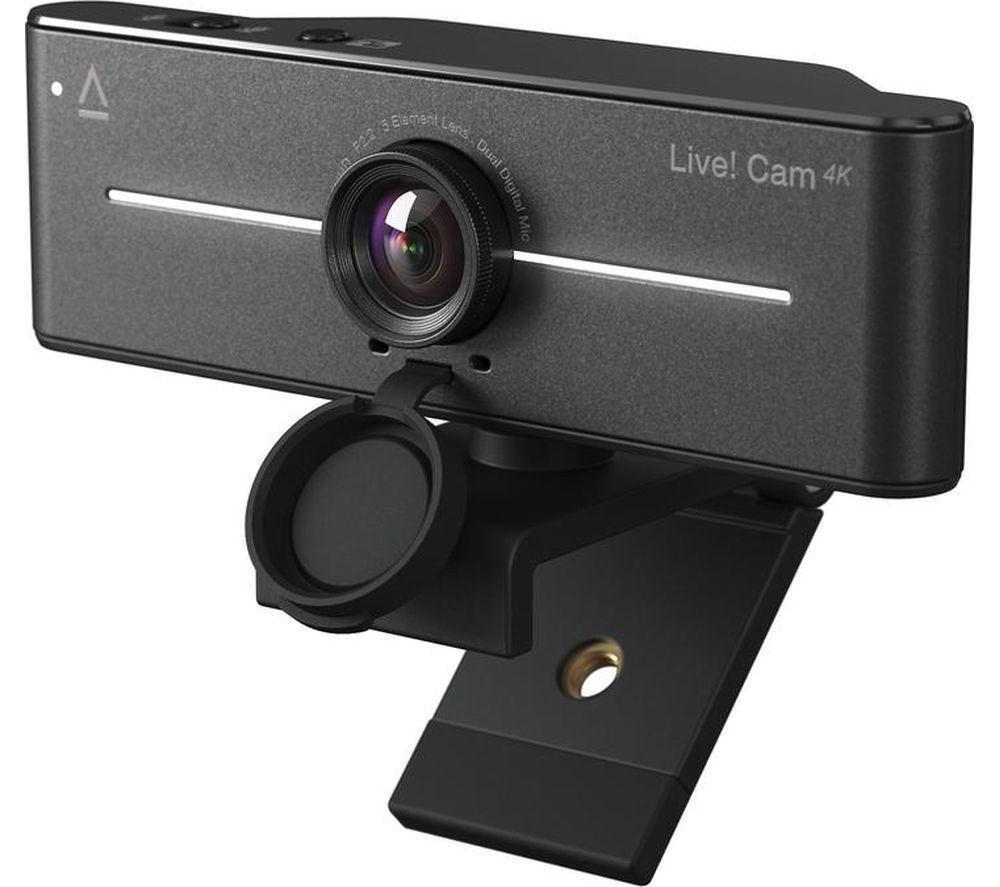 CREATIVE Live Cam 4K Ultra HD Webcam - Black image number 4 of 8