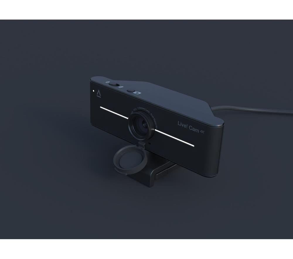 CREATIVE Live Cam 4K Ultra HD Webcam - Black image number 7 of 8