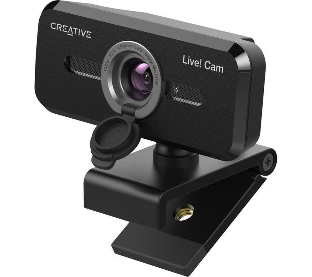 CREATIVE Live Cam Sync V2 Full HD Webcam - Black image number 3 of 6