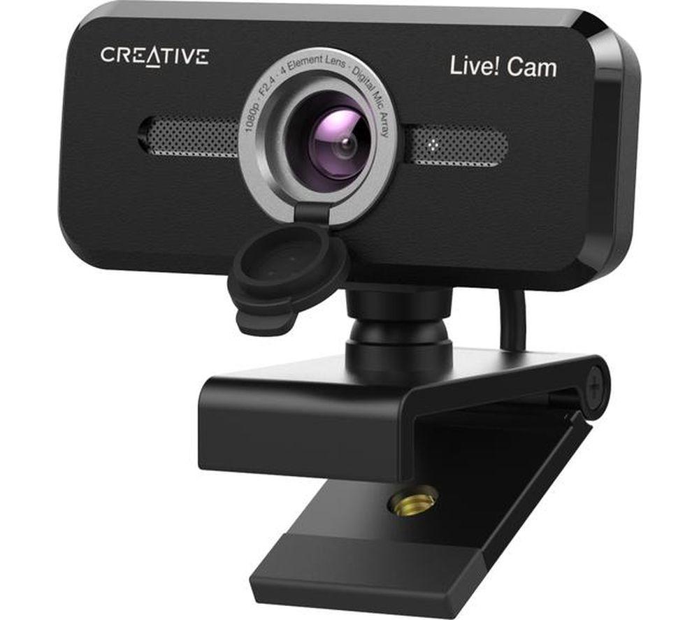 CREATIVE Live Cam Sync V2 Full HD Webcam - Black image number 5 of 6