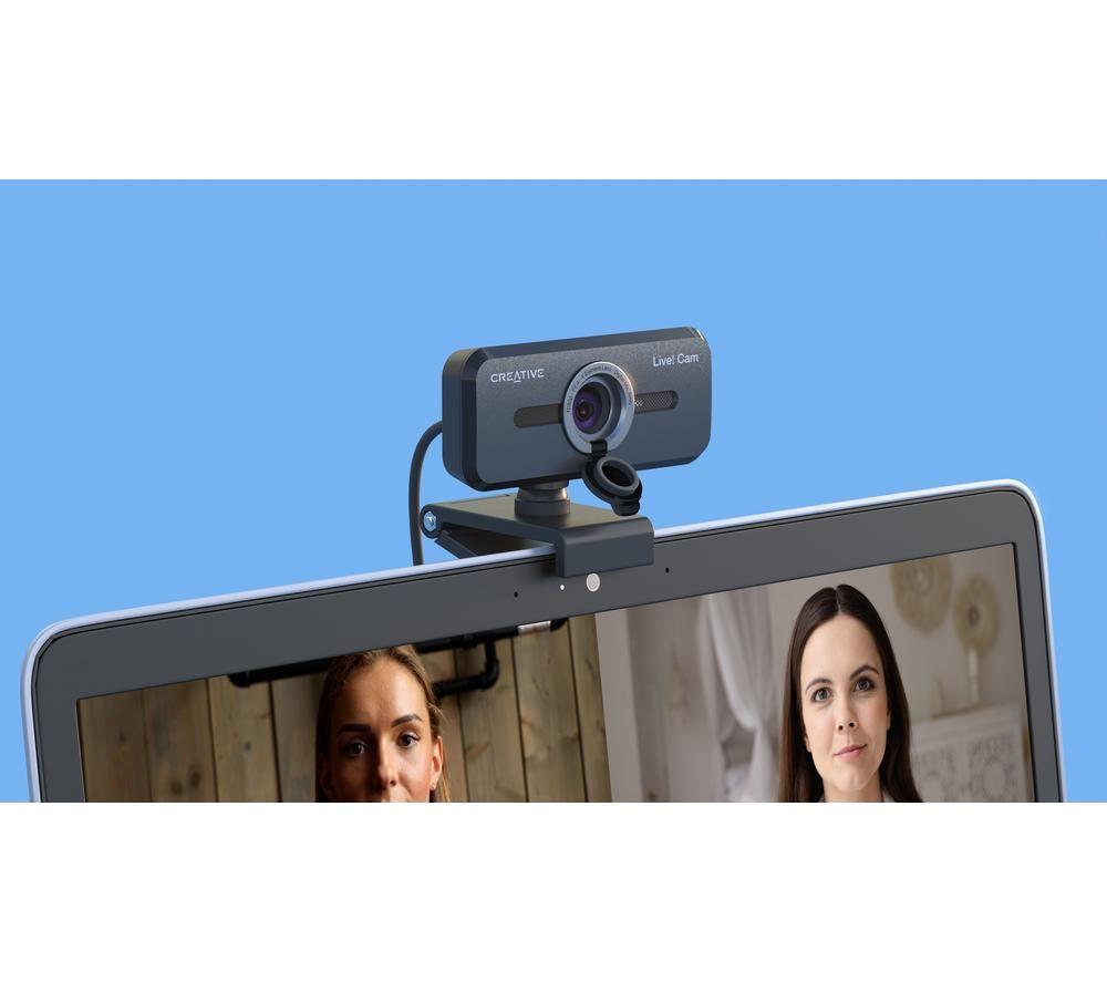 CREATIVE Live Cam Sync V2 Full HD Webcam - Black image number 6 of 6