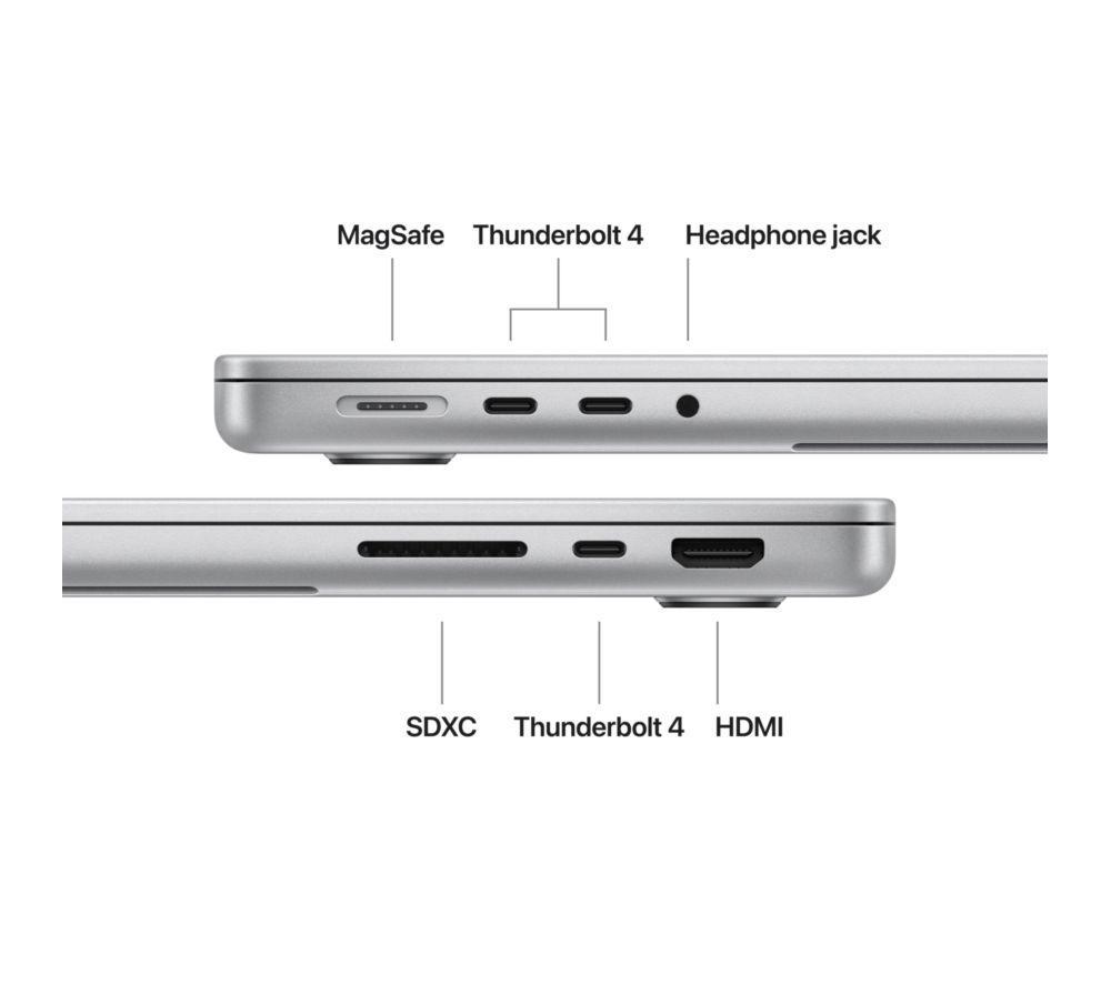 APPLE MacBook Pro 14" (2025) - M5, 1 TB SSD, Silver image number 7 of 9
