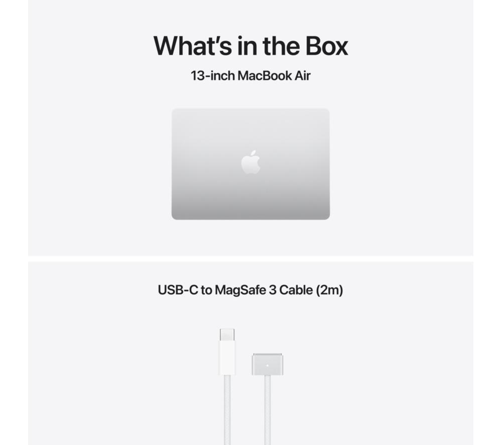 APPLE MacBook Air 13.6" (2026) - M5, 1 TB SSD, RAM 16 GB, Silver image number 9 of 10