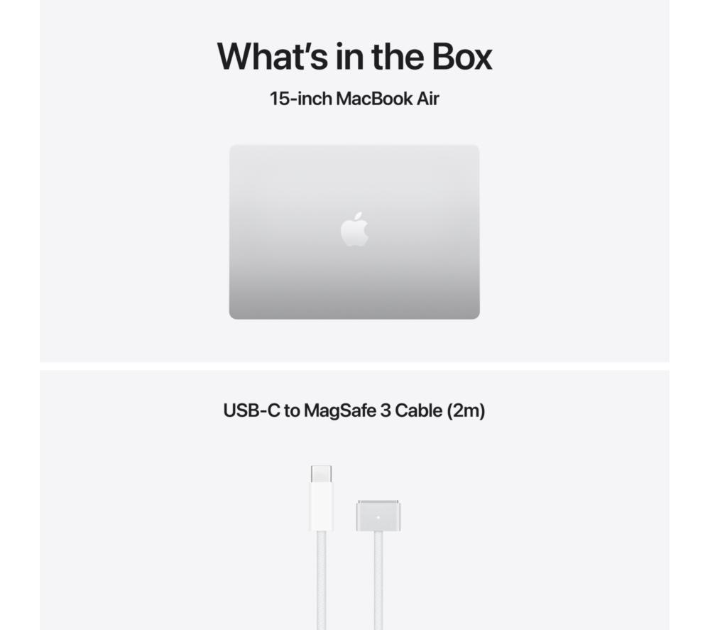 APPLE MacBook Air 15" (2026) - M5, 512 GB SSD, RAM 16 GB, Silver image number 9 of 10