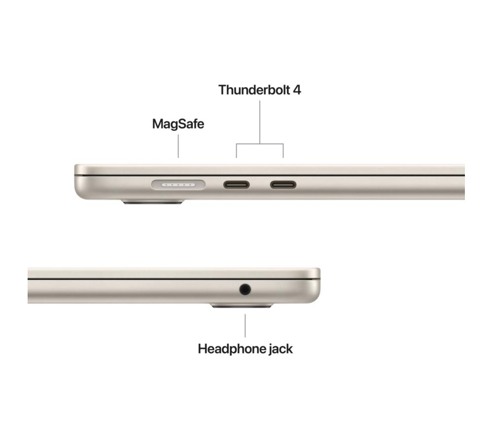 APPLE MacBook Air 15" (2026) - M5, 1 TB SSD, RAM 16 GB, Starlight image number 6 of 10
