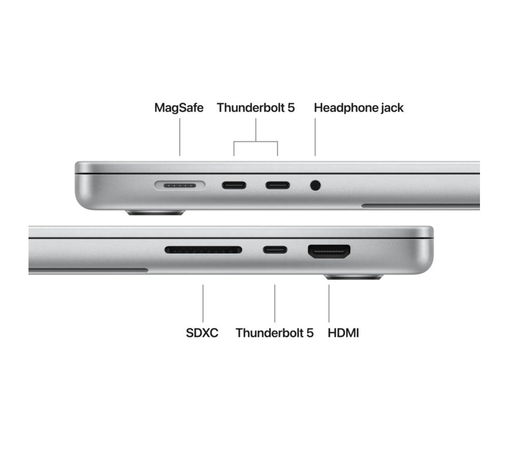 APPLE MacBook Pro 16" (2026) - M5 Max, 2 TB SSD, RAM 48 GB, Silver image number 7 of 10