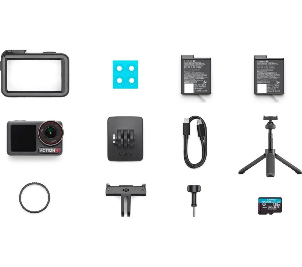 DJI Osmo Action 5 Pro 4K Ultra HD Action Camera Advanced Combo - Black