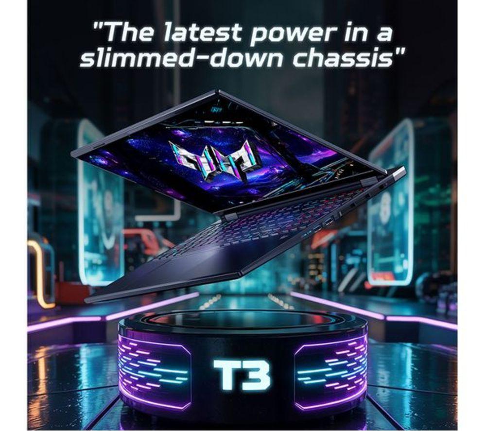 ACER Predator Helios Neo 16S AI 16" Refurbished Gaming Laptop - Intel&reg; Core&trade; Ultra 9, RTX 5070 Ti, 1 TB SSD (Very Good Condition) image number 4 of 9