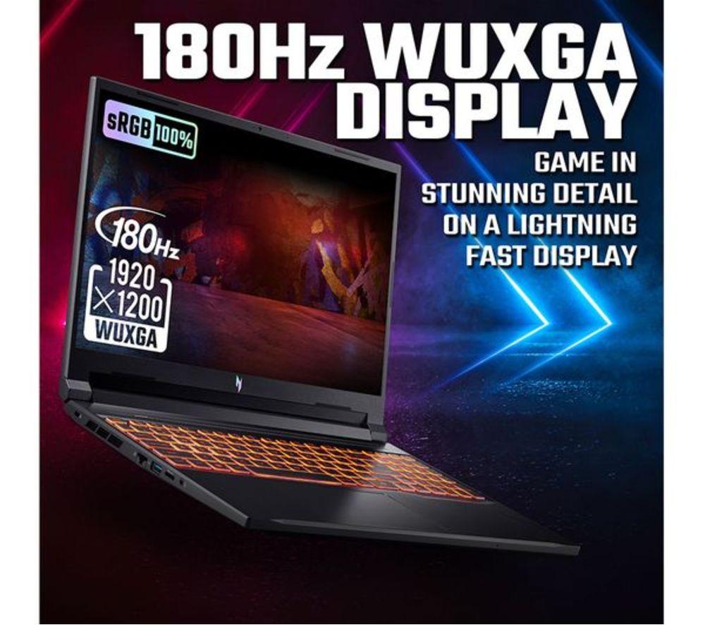 ACER Nitro V 16 AI 16" Refurbished Gaming Laptop - AMD Ryzen 7, RTX 5060, 512 GB SSD (Very Good Condition) image number 5 of 8