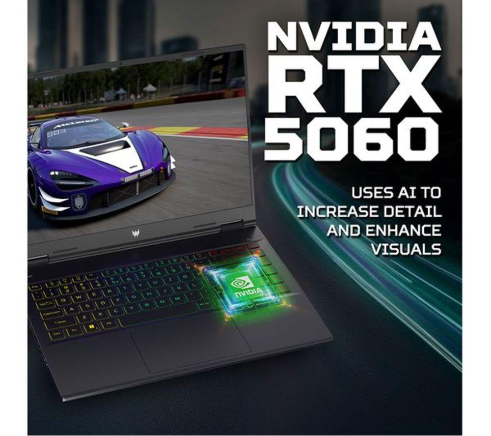 ACER Predator Helios Neo 16 AI 16" Refurbished Gaming Laptop - Intel&reg; Core&trade; Ultra 7, RTX 5060, 1 TB SSD (Very Good Condition) image number 4 of 6