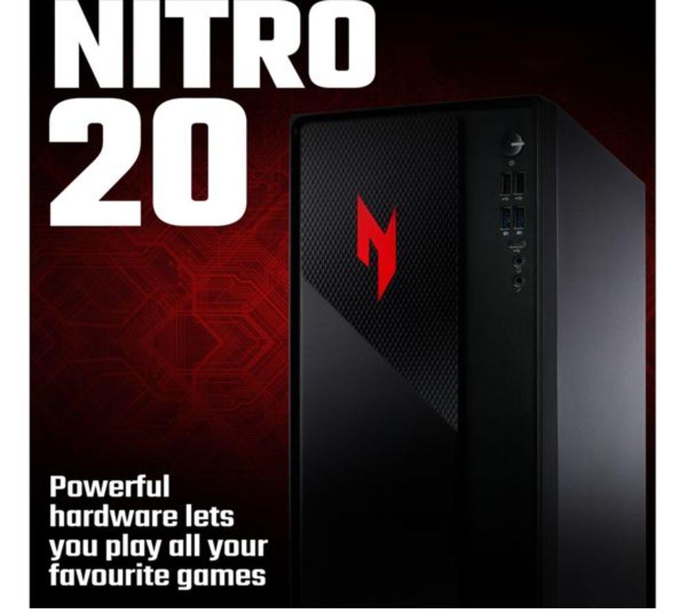 ACER Nitro N20-100 Refurbished Gaming PC - Intel&reg; Core&trade; i5, RTX 5060, 1 TB SSD (Excellent Condition) image number 8 of 13
