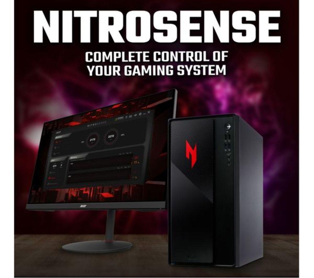ACER Nitro N20-100 Refurbished Gaming PC - Intel&reg; Core&trade; i5, RTX 5060, 1 TB SSD (Excellent Condition) image number 10 of 13