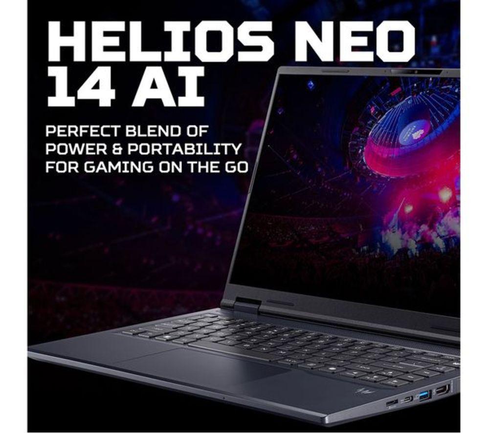 ACER Predator Helios Neo 14 AI 14" Refurbished Gaming Laptop - Intel&reg; Core&trade; Ultra 9, RTX 5070, 1 TB SSD (Excellent Condition) image number 3 of 10