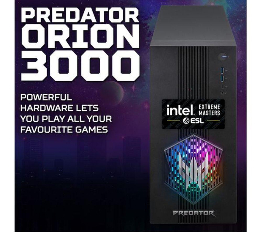 ACER Predator Orion 3000 PO3-665 Refurbished Gaming PC - Intel&reg; Core&trade; i7, RTX 5070, 1 TB SSD (Excellent Condition) image number 3 of 8