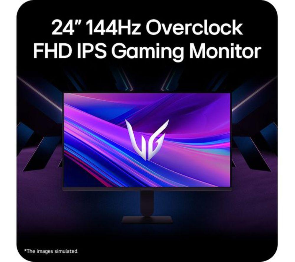 LG UltraGear 24G411A-B.AEK Full HD 23.8" IPS Monitor - Black (Excellent Condition) image number 4 of 10