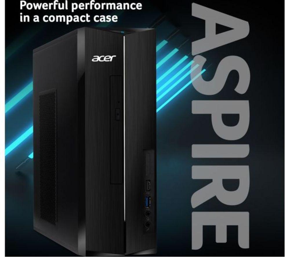 ACER Aspire XC-1785 Refurbished Desktop PC - Intel&reg; Core&trade; i7, 512 GB SSD, Black (Very Good Condition) image number 3 of 11